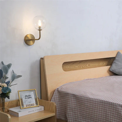 Skorter | NordicLuxe - Glass wall lamp - Modern LED lamp for bedroom and living room
