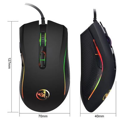 Skorter | LED Optical Wired Gaming Mouse - 7 Buttons