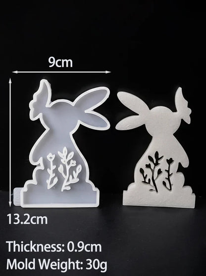 Skorter | DIY Rabbit & Butterfly Candle Holder Silicone Mold