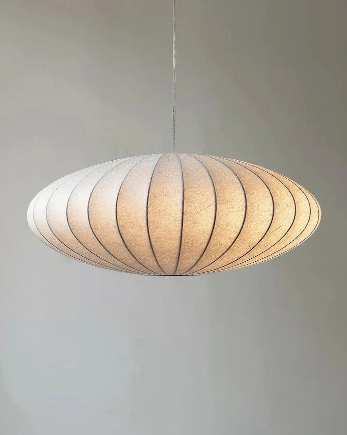 Silk Japanese Wabi-sabi Style Chandelier Ceiling Lamp