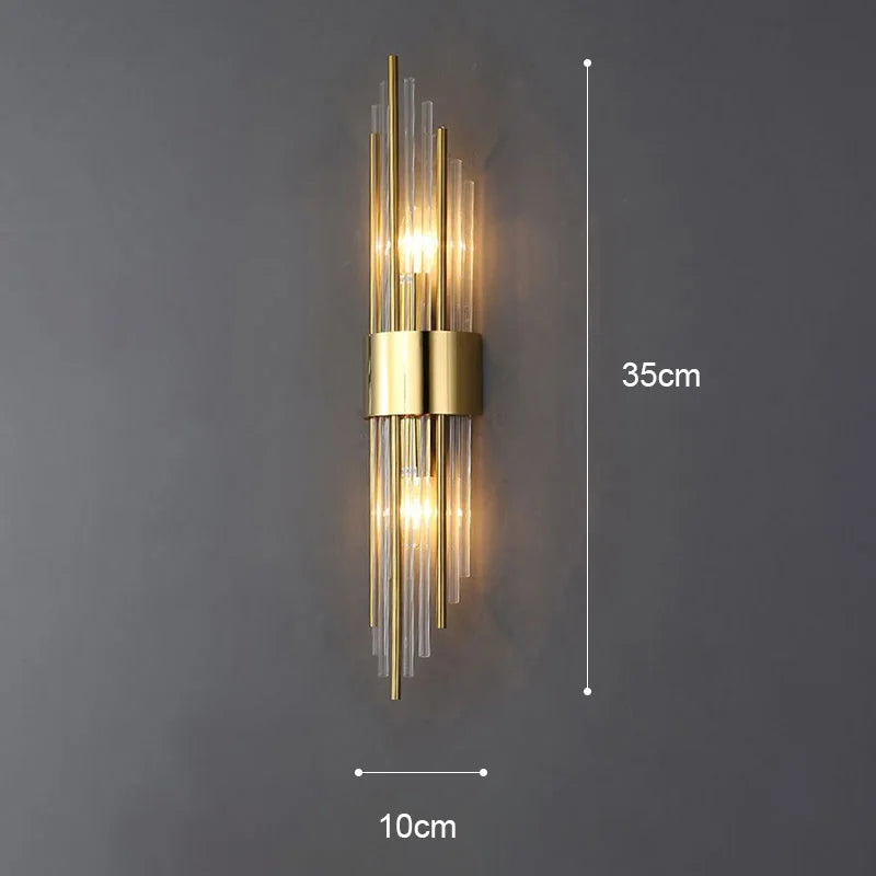 Skorter | Elegant LED Wall Lamp in Gold