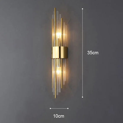 Skorter | Elegant LED Wall Lamp in Gold