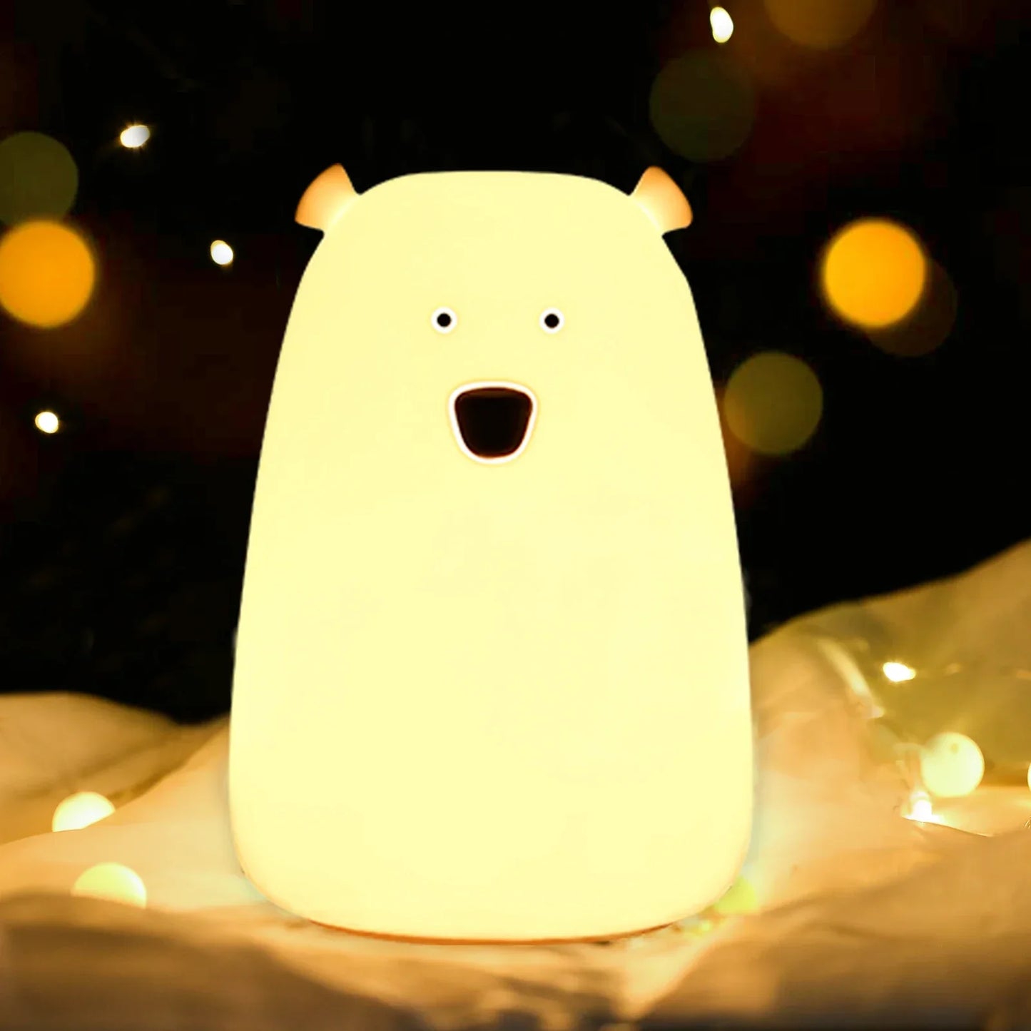 Skorter | Bjørn LED Night Lamp - Touch Sensor Bed Light for Children