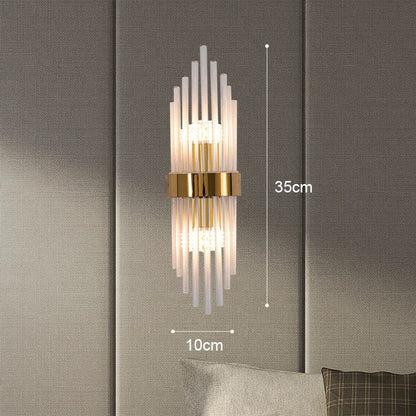 Skorter | Elegant LED Wall Lamp in Gold
