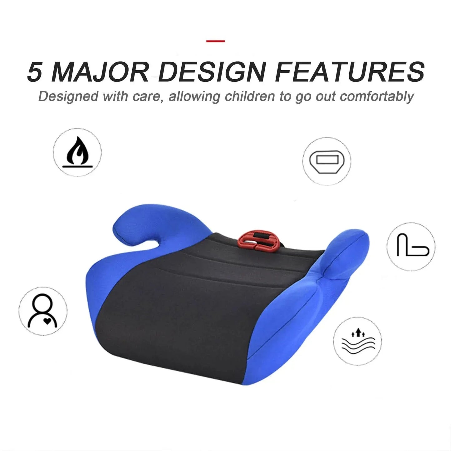 Skorter | Car Seat Mat - Raised Seat Cushion - Fits 6-12 Years