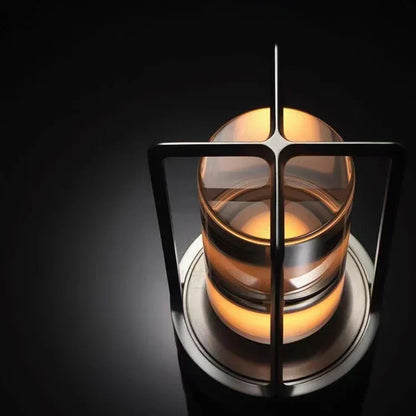 Skorter | CrystalGlow - Wireless Rechargeable Crystal Table Lamp – LED Mood Lighting for Living Room & Balcony