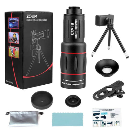 Skorter | Single Barrel Telephoto Lens External Camera for Mobile Phones - Telescopes & Concert Shooting