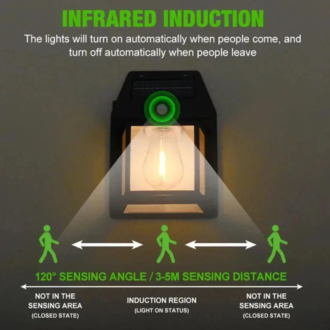 Skorter | Solar-powered wall lamp | Outdoor