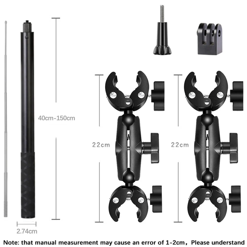 Skorter | Double Clip Bracket for One X2 X3 Motorcycle Bicycle