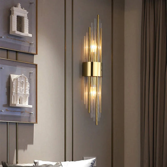 Skorter | Elegant LED Wall Lamp in Gold