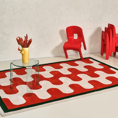 Skorter | Checkerboard Plush Bedroom Carpet