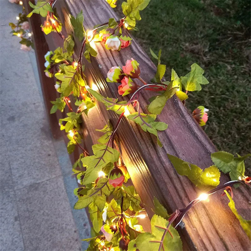 Skorter | Artificial Vine Plants with LED Lights for Hanging