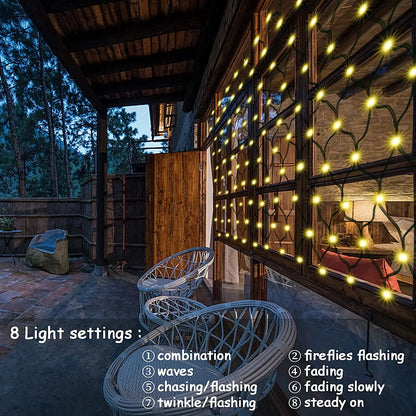 Skorter | SolarShine - Solar Energy Net Light for Outdoor
