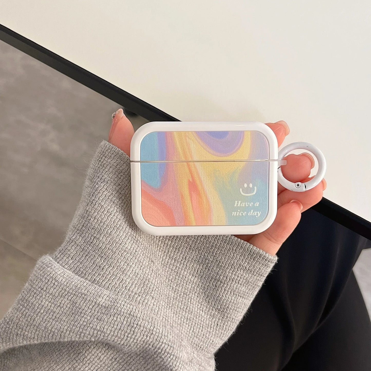 Skorter | Cute Hard Cover AirPods Pro 2/3 Case - Ring Holder