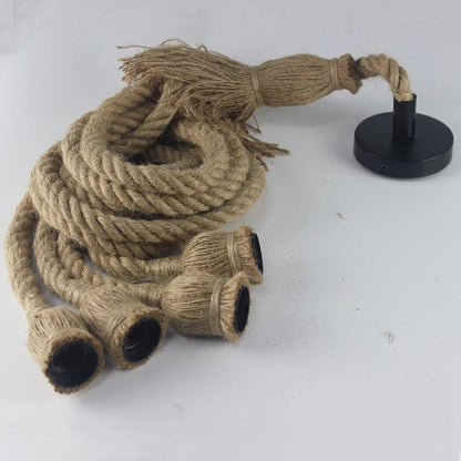 Skorter | Vintage Hemp Rope Pendant Light