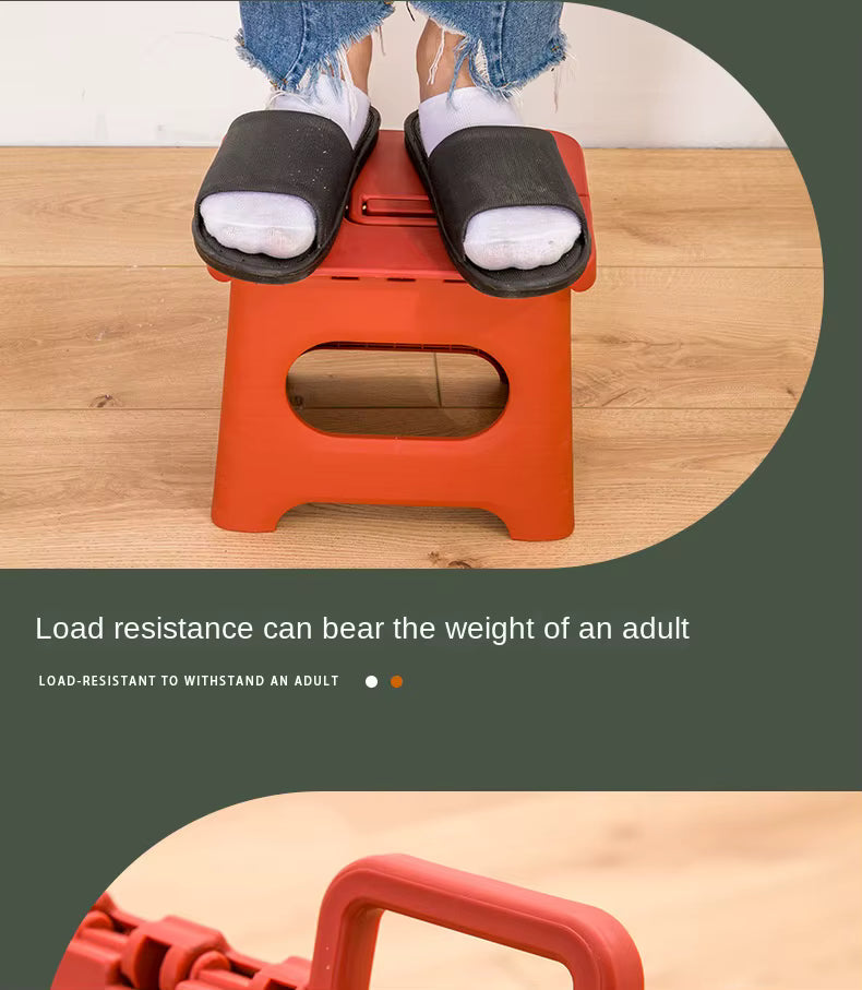 Skorter | Folding Step Stool with Handle | Lightweight. Durable & Space-Saving for Kitchen. Bathroom. Office & Outdoor Use