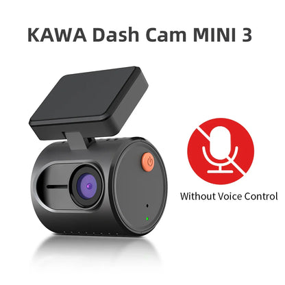 Skorter | 2K Mini Dash Cam with WiFi - Voice Control - Night Vision & WDR
