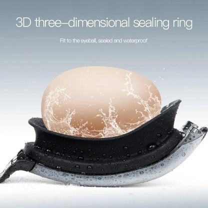 Skorter | Adult Swimming Goggles with One-Piece Earplugs - Anti-Fog