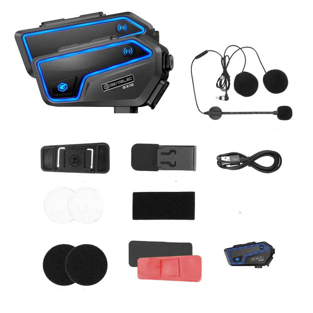 Skorter | Bluetooth Motorcycle Intercom 10 Riders & IP67 Waterproof – RideSync