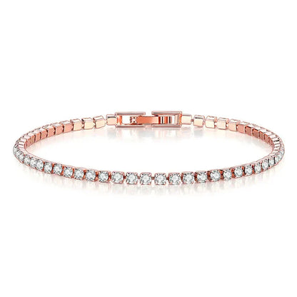 Skorter | Tennis Bracelet – Shine with Attitude: Elegance in Sterling Silver and Hip-Hop Flair!