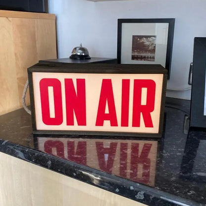 Skorter | On Air Sign Retro Light Box Table Lamp