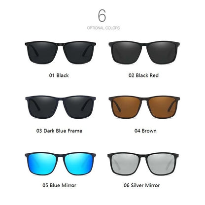 Skorter | UV400 Polarized Sunglasses Unisex Travel Driving Anti-Glare TR90 Eyewear