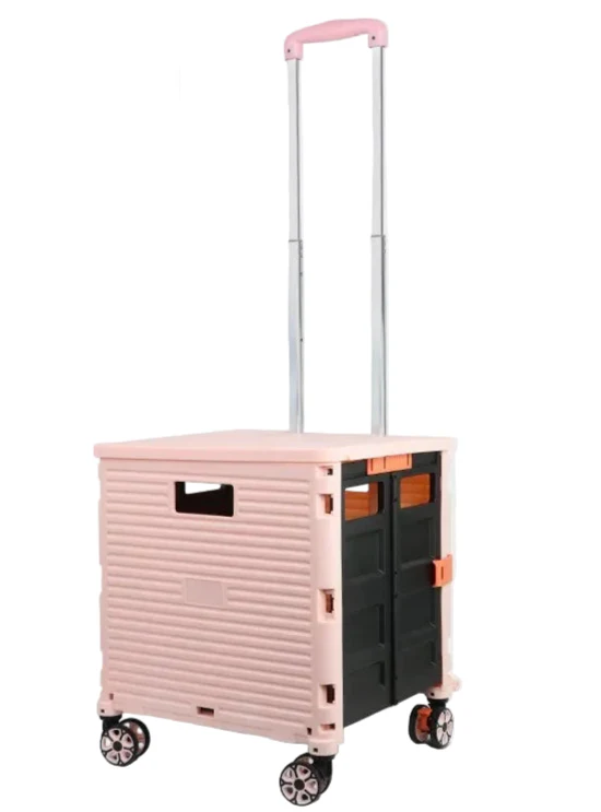 Skorter | Folding Shopping Trolley with Silent Wheels – EasyCart