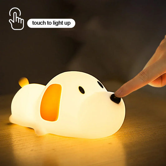 Skorter | Puppy Silicone Night Light - USB Rechargeable LED Lamp
