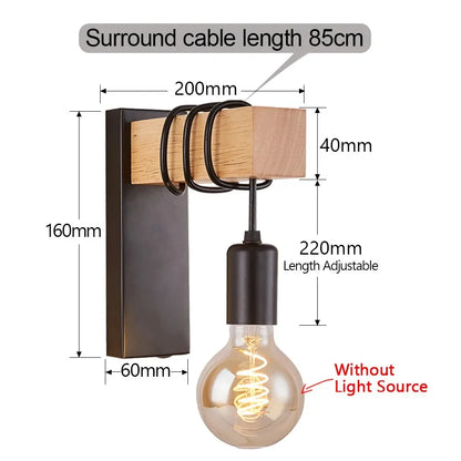 Skorter | Retro Three-Wall Lamp