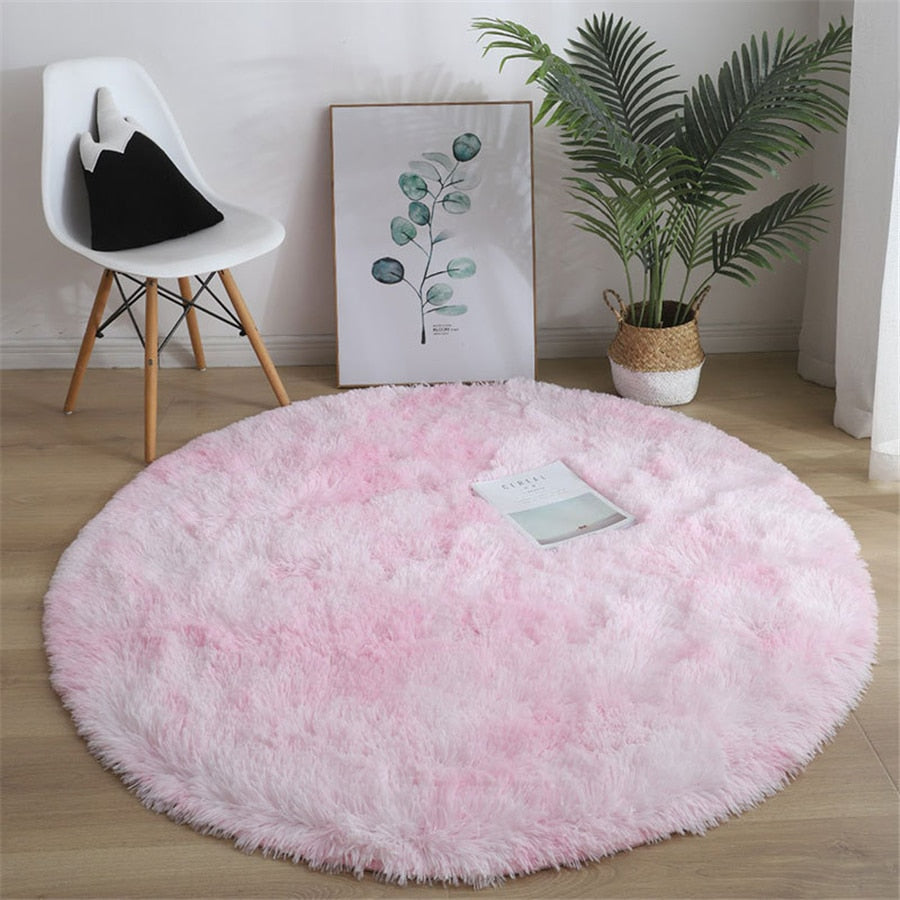 Skorter | Soft Fluffy Round Rug