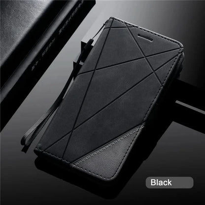 Skorter | Flip Magnetic PU Leather Wallet Case Samsung Galaxy A