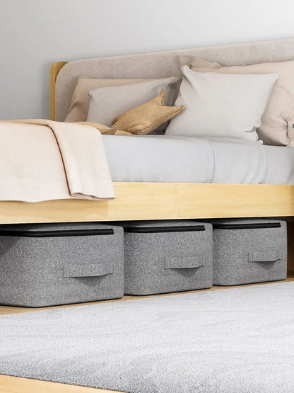 Skorter | CLOTHING STORAGE BAG – Foldable storage bag with view window & zipper for clothes & bedding