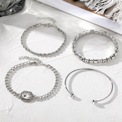 Skorter | Adjustable 4 Piece Chain Bracelets Set