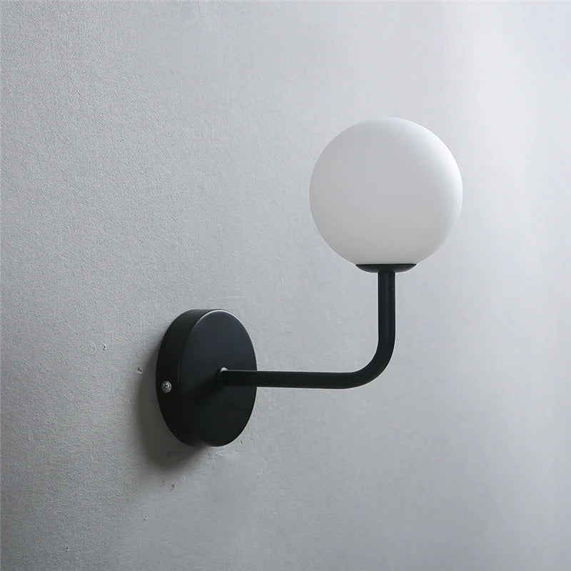 Skorter | NordicLuxe - Glass wall lamp - Modern LED lamp for bedroom and living room