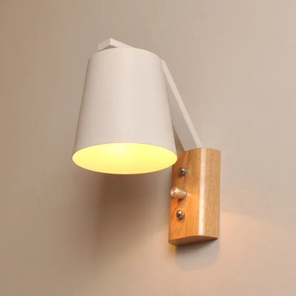 Skorter | HoutLys - LED Wall Lamp with Switch Nightstand Lamp Living Room Decoration