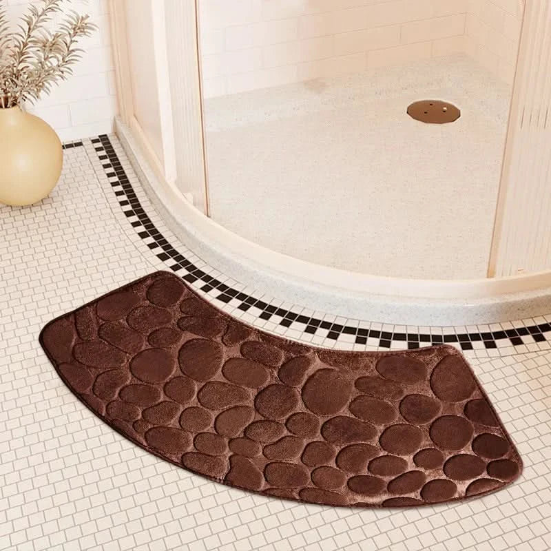 Skorter | Curved Non-Slip Bathroom Mat with Ergonomic Design