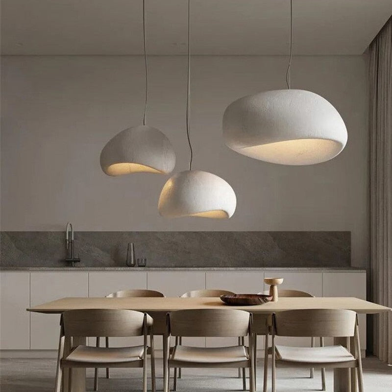 Skorter | Japanese Wabi-Sabi Modern Minimalist Dining Room Chandelier Living Room & Bedroom Bar Hanging Decoration Lamp