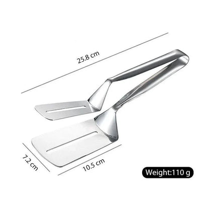 Skorter | Stainless Steel Double-Sided Cooking Spatula Clamp Tool