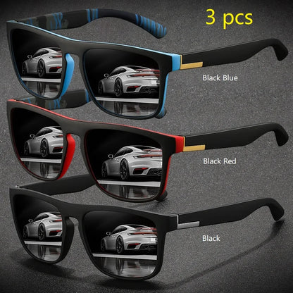 Skorter | Square Sports Sunglasses UV400 Unisex Fishing & Driving Eyewear