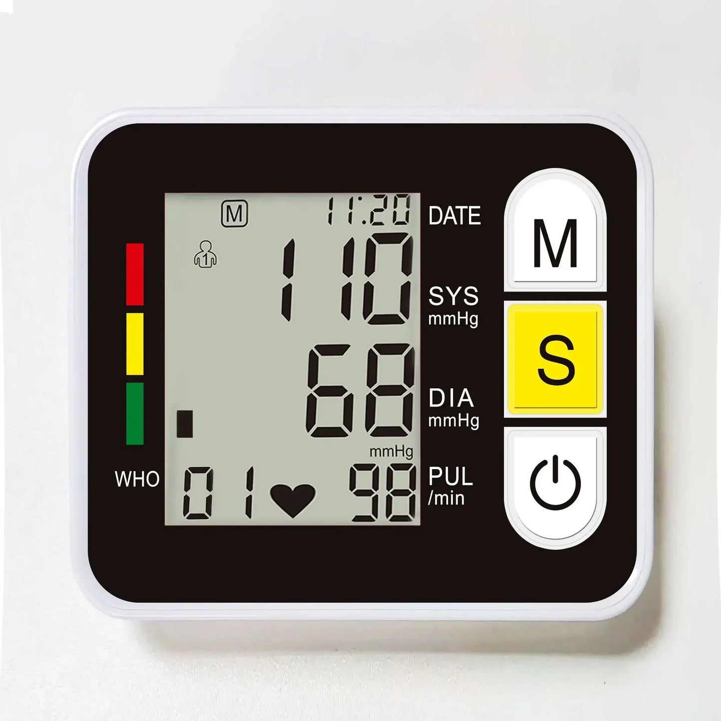 Skorter | Digital Wrist Blood Pressure Monitor with LCD Display – PulseTrack