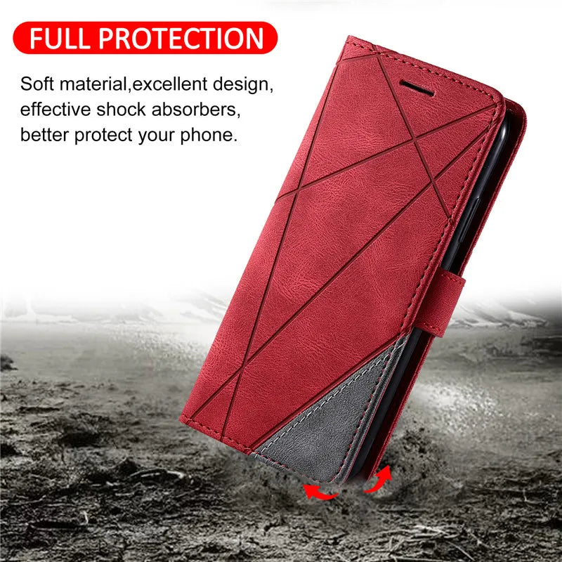 Skorter | Flip Magnetic Leather Cover for Samsung Galaxy A Series