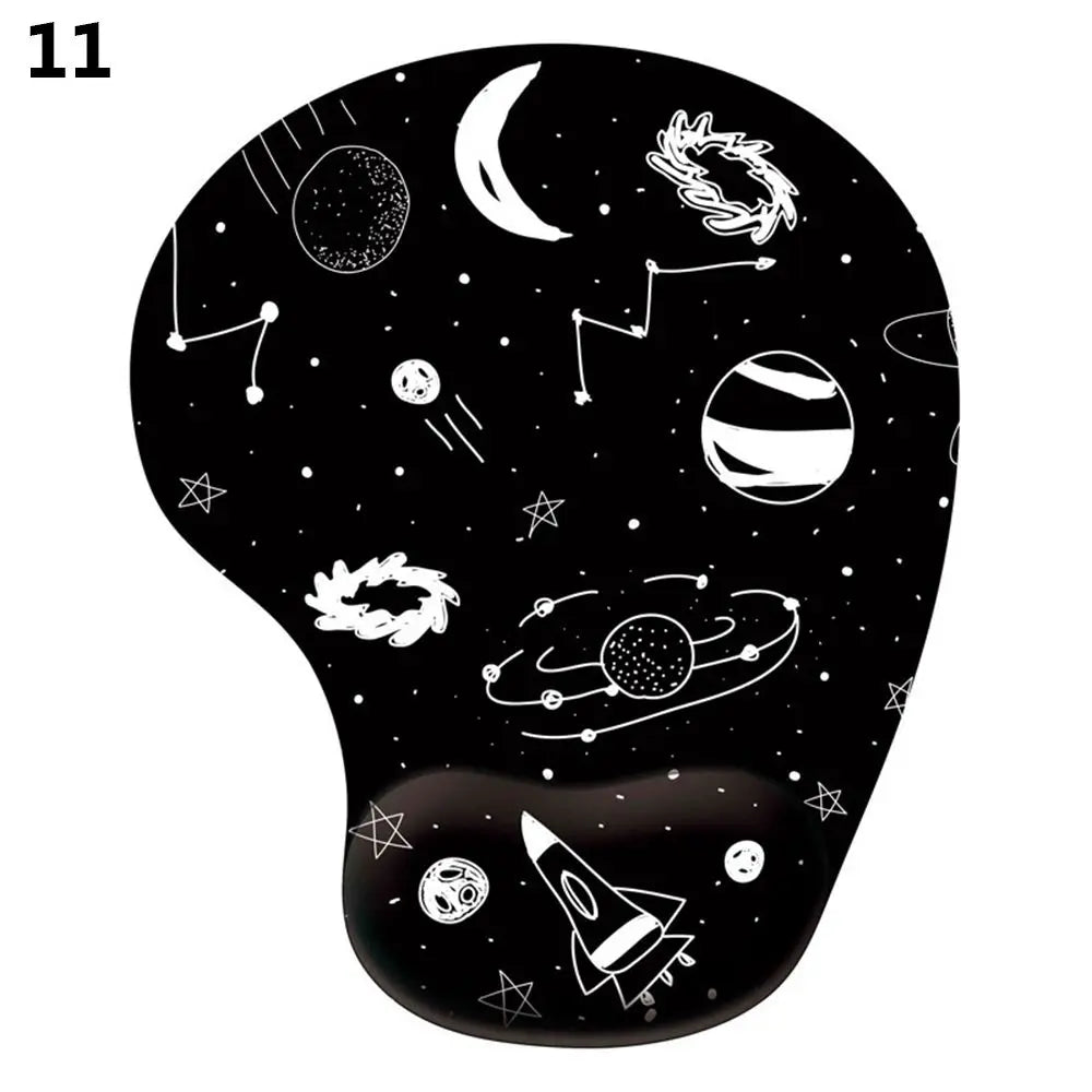 Skorter | Ergonomic Silicone Wrist Rest Mouse Pad - Non-Slip Hand Support for Desktop & Laptop Gaming