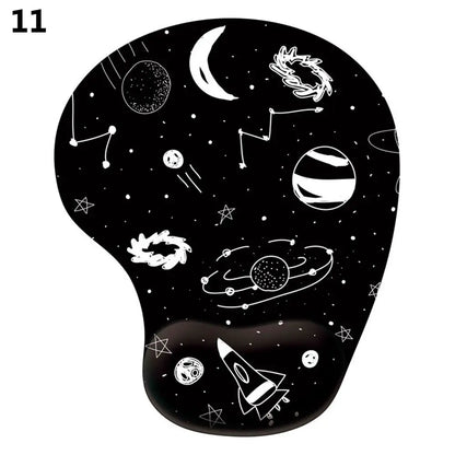 Skorter | Ergonomic Silicone Wrist Rest Mouse Pad - Non-Slip Hand Support for Desktop & Laptop Gaming