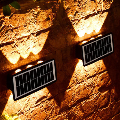 Skorter | Solar LED outdoor wall light with up & down effect – Modern wall lighting for garden and terrace