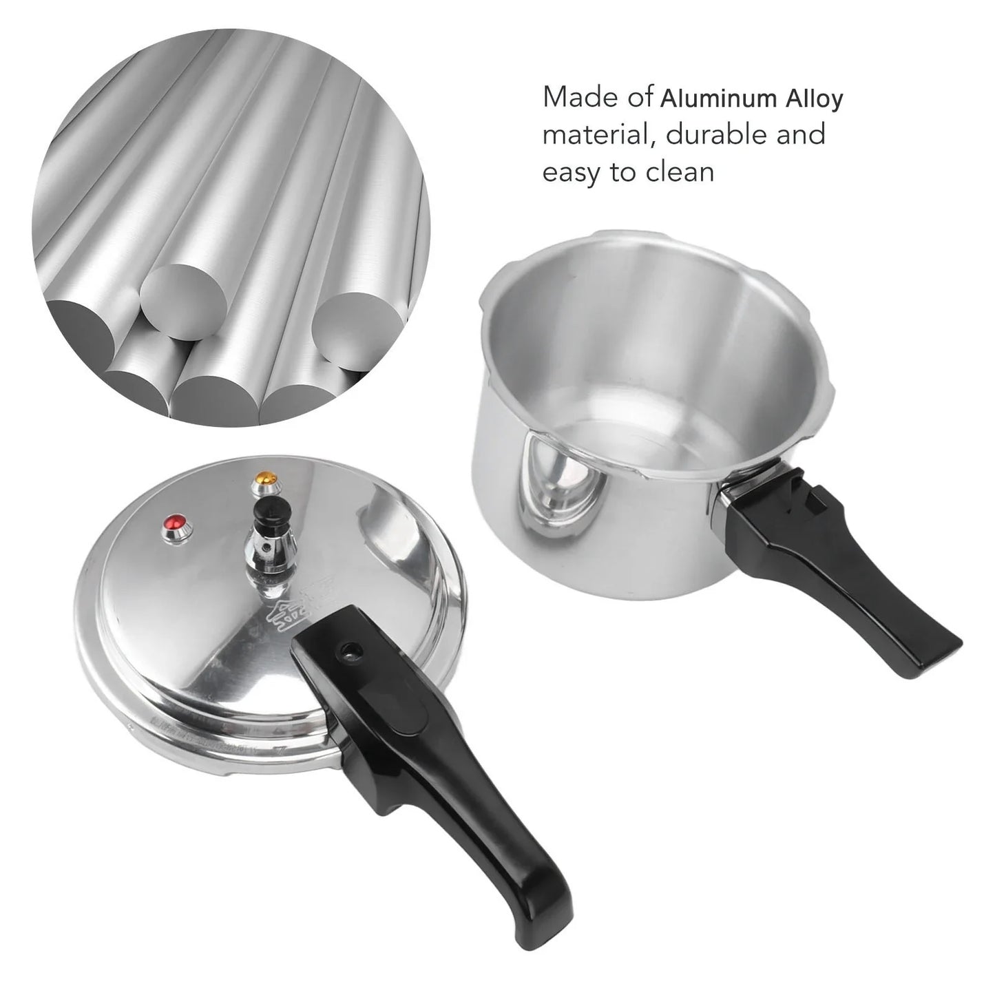 Skorter | 3L Aluminium Alloy Pressure Cooker for Gas Stove