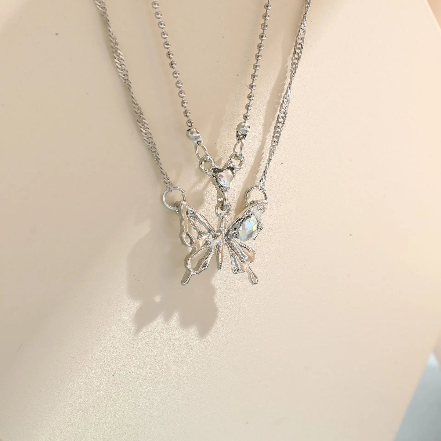 Skorter | Butterfly Pendant Necklace