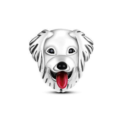 Skorter | 925 Silver Golden Leopard Charms Beads Colorful Chameleon Rhinoceros Lion Scarab Cat Pendant Compatible with Original Pandora Bracelet Jewelry