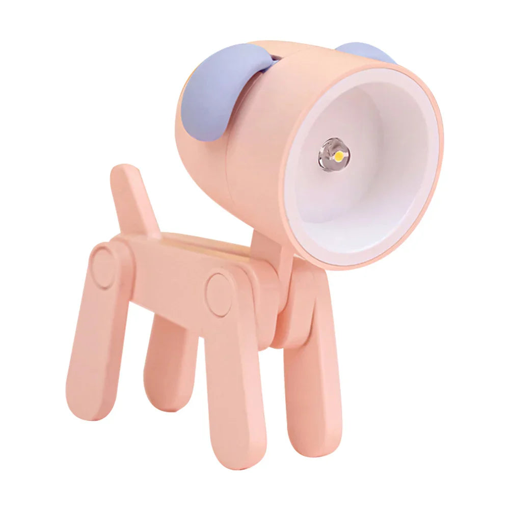 Skorter | Cute LED Night Light - Mini Dog, Deer, Dinosaur Folding Table Lamp for the Children's Room