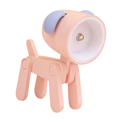 Skorter | Cute LED Night Light - Mini Dog, Deer, Dinosaur Folding Table Lamp for the Children's Room