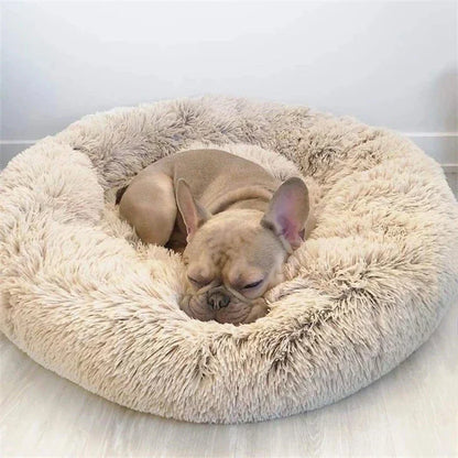 Skorter | CozyNest Plush Round Pet Bed – Washable & Non-Slip